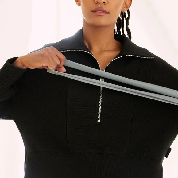 Varley Light Blue Half-Zip Pullover - Picture 5 of 5